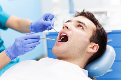 Patient getting root canal treatment in Brandon, FL